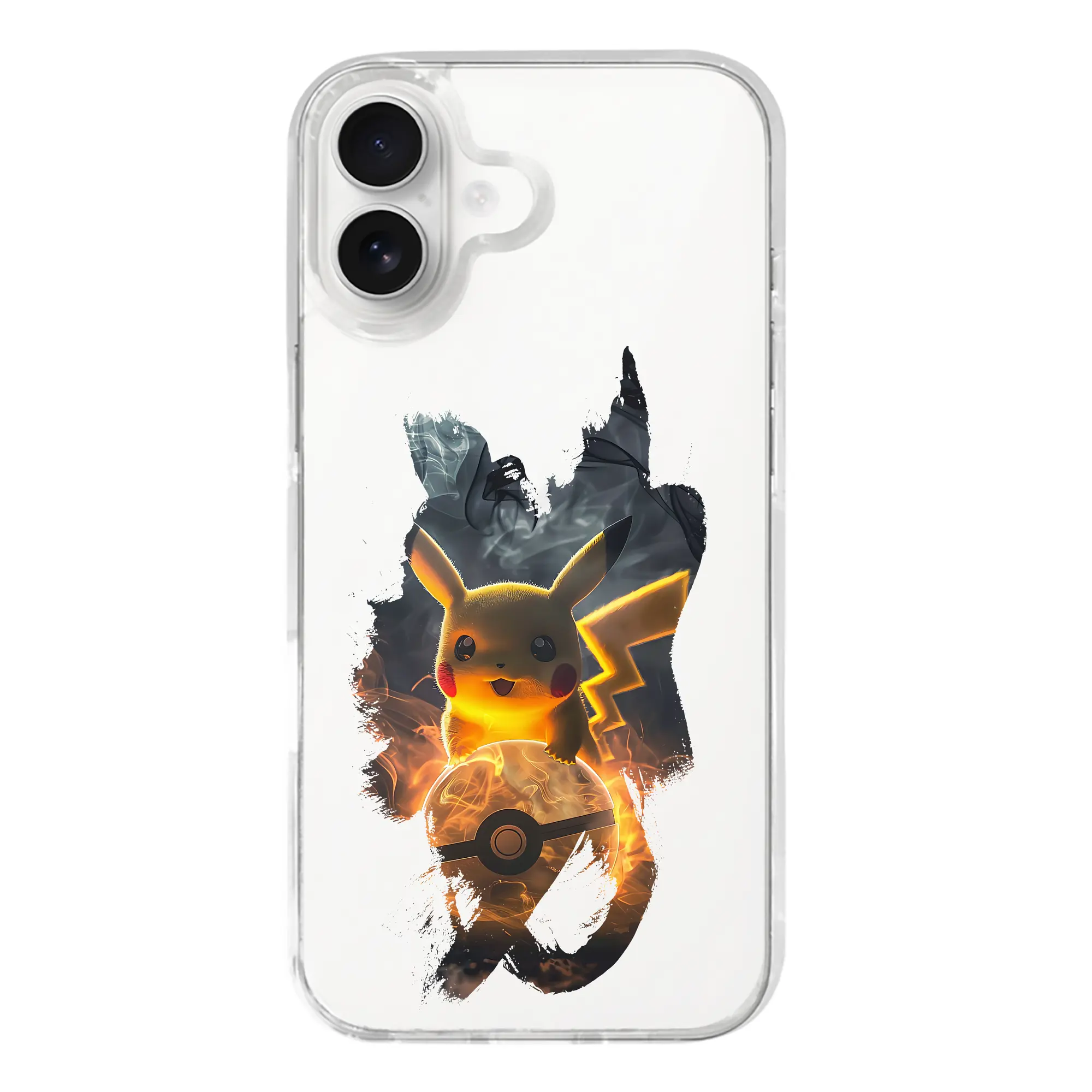 ポケモン グッズ,ピカチュウ - iPhone 17シリーズ 透明スマホケース – 薄型・耐衝撃・精密フィット保護カバー